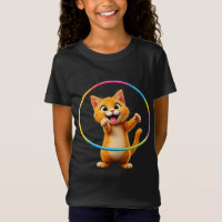 Gatinho Reprodutor Arco-Íris Hula Hoop Divertido A