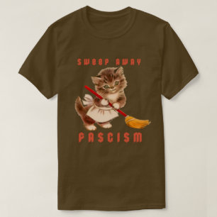 Camiseta Gatinho Retro Bonito - Fascismo De Fuga