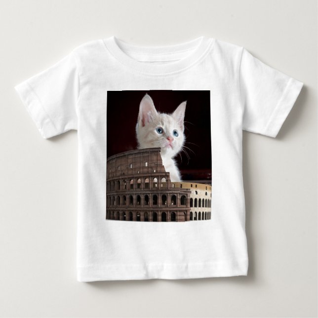 Camiseta gatinho romano (Frente)