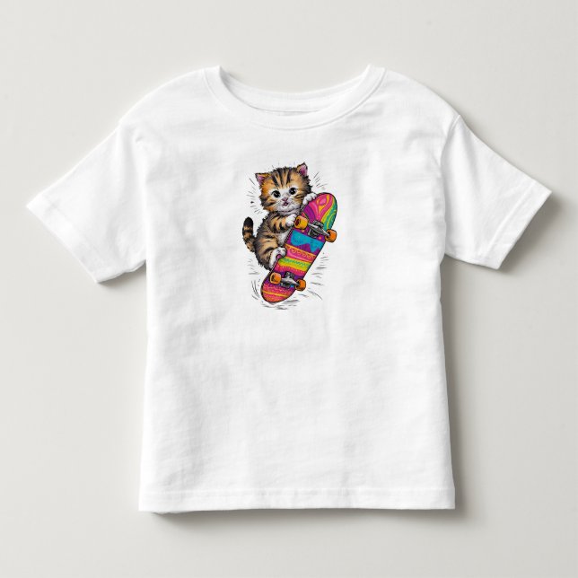 Camiseta Gatinho Skater (Frente)