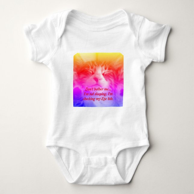 Camiseta Gatinho Sonolento (Frente)
