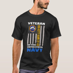 Camiseta GATINHO USS Hawk CV-63 Transportadora de Aeronaves