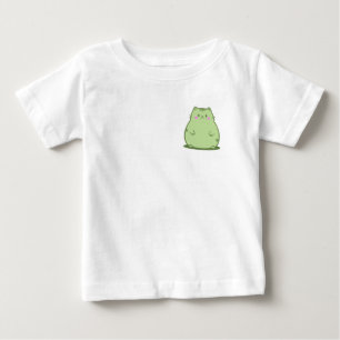 Camiseta Gatinho Verde Gordo de Matcha