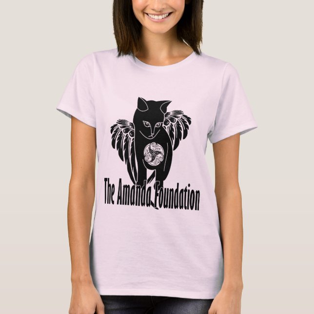 Camiseta Gatinho voado de Amanda (Frente)