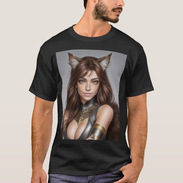 CAMISETA GATINHO WAIFU 08 (Frente)