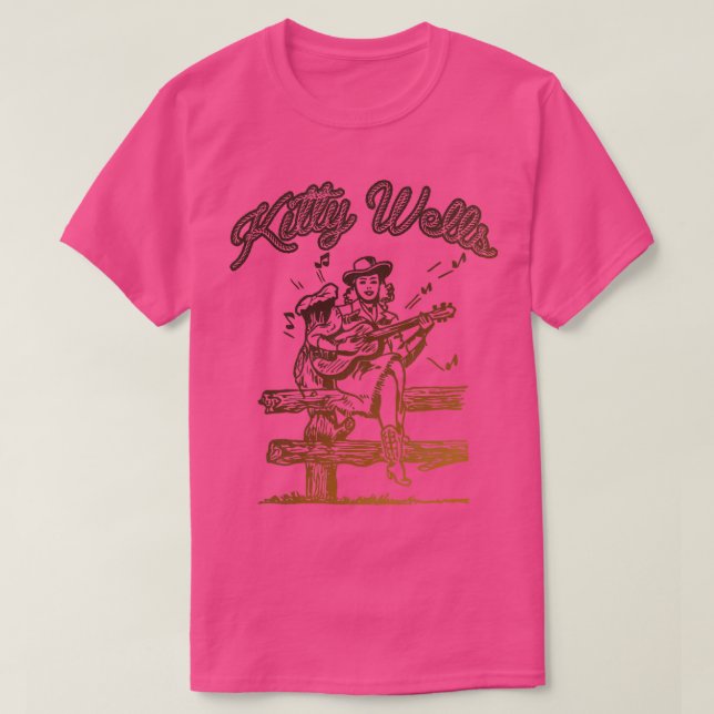 Camiseta Gatinho Wells Cowgirl (Frente do Design)