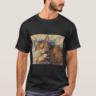 Camiseta Gatinho xadrez e Teddy