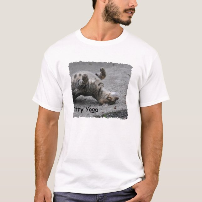 Camiseta Gatinho Yoga (Frente)