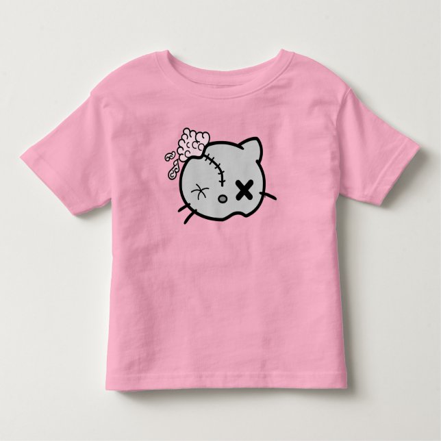 Camiseta Gatinho Zombie (Frente)