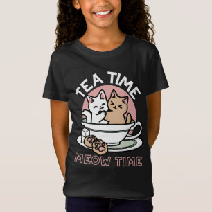 Camiseta Gatinhos cortantes em uma taça - Adorável Hora do