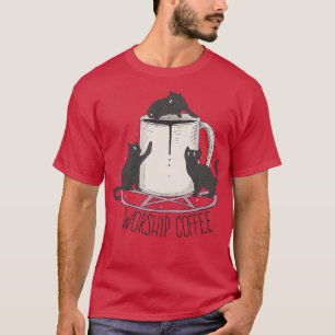 Camiseta Gatinhos de café culto