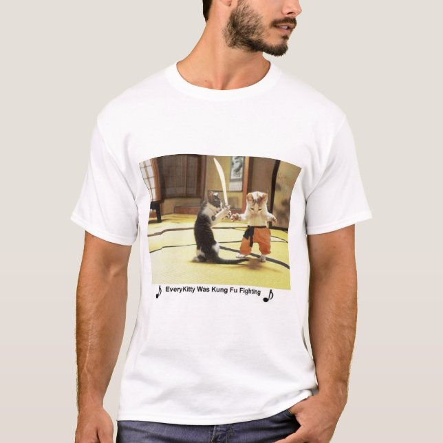 Camiseta Gatinhos de Kung Fu (Frente)