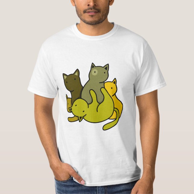 Camiseta Gatinhos de oliveira (Frente)