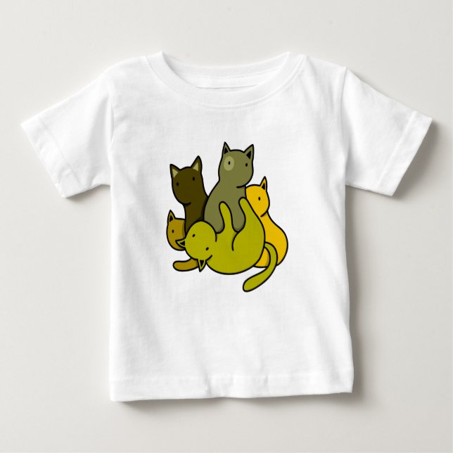 Camiseta Gatinhos de oliveira (Frente)