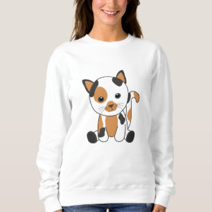 Camiseta Gatinhos de três cores do Cat Calico Gatinhos