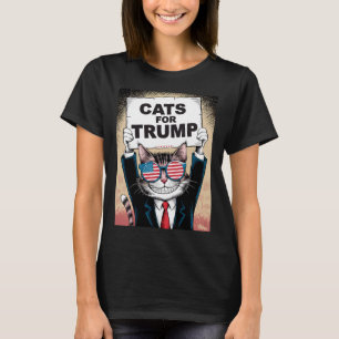 Camiseta Gatinhos E Patos Para Trump Vance Gatos Para Trump