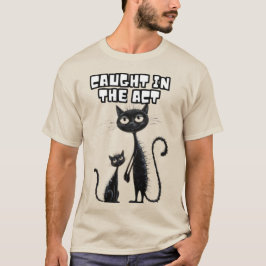 Camiseta Gatinhos Negros com Seu Compa Jogador