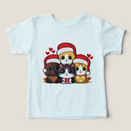 Camiseta Gatinhos papais noeis
