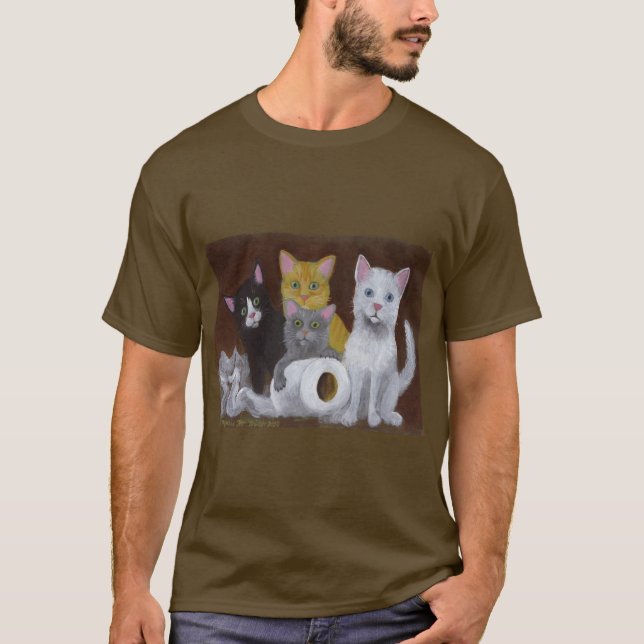 Camiseta Gatinhos Reproduzíveis (Frente)