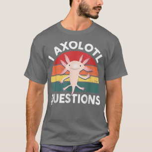 Camiseta Gatl I Aolotl Perguntas Crianças Cute Aolotl