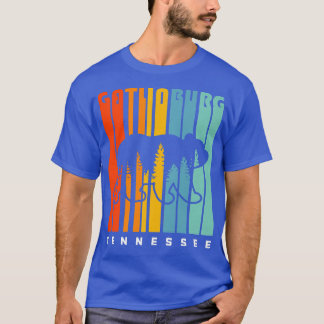 Camiseta Gatlinburg Tennessee Bear Enfumaçado Mounts Hi