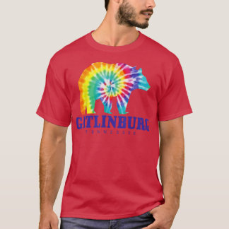 Camiseta Gatlinburg Tennessee Bear Tie Dye Vintage Retro
