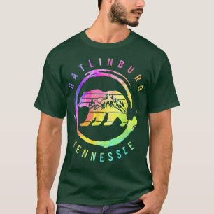 Camiseta Gatlinburg Tennessee Montanhas Enfumaçados do Exce