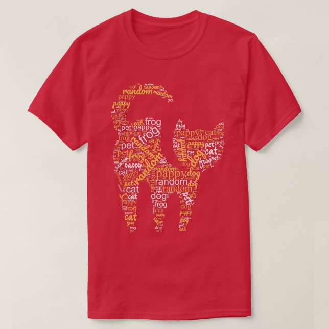 Camiseta gato (Frente do Design)