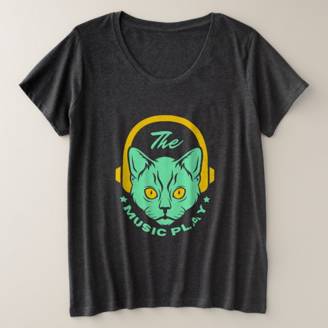 Camiseta Gato (Frente do Design)