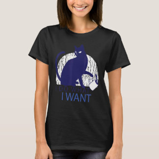 Camiseta Gato 2022 Retro Gato Eu Faço O Que Quero Gato 3