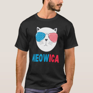 Camiseta Gato 4 De Julho Figurino 2022 Meowica Men K