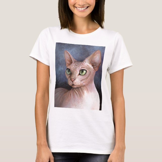 Camiseta Gato 578 Sphynx (Frente)