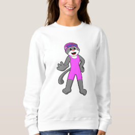 Camiseta Gato a Nadar com maiô