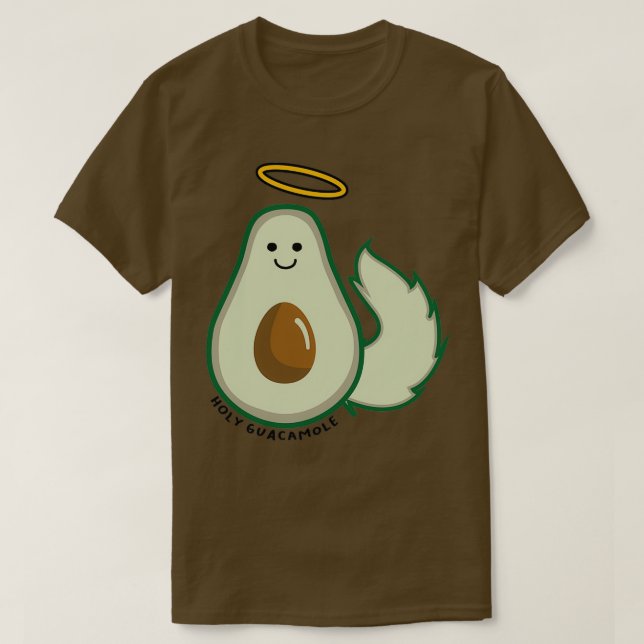 Camiseta gato abacamole (Frente do Design)