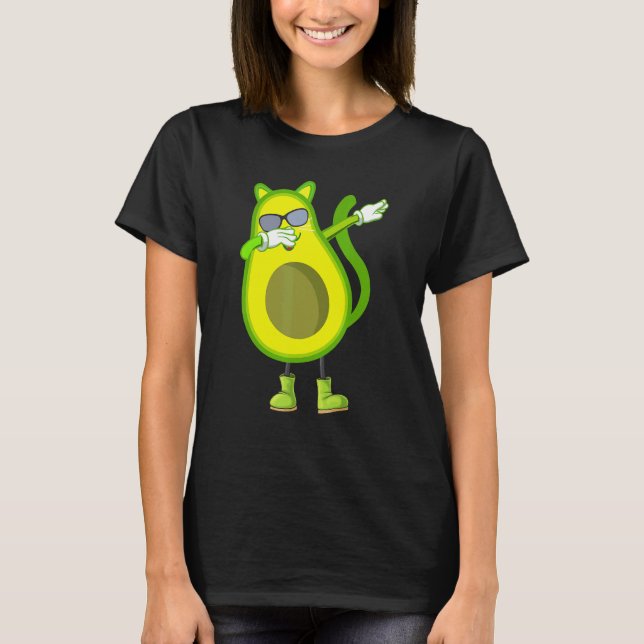 Camiseta Gato abacate Dabbing abacate (Frente)