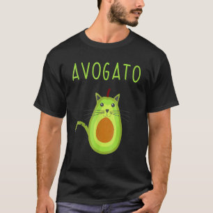 Camiseta Gato Abacate Vegan Cinco De Maio Avogato Meow