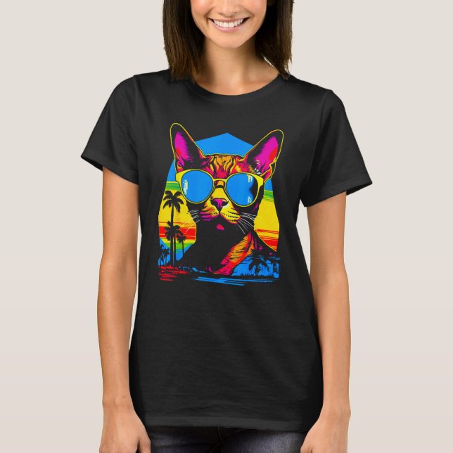 Camiseta Gato Abissínio Popular (Frente)