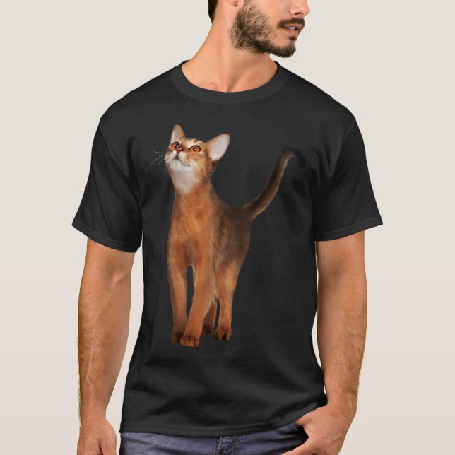 Camiseta Gato Abissino (Frente)