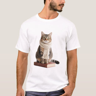 Camiseta Gato Acadêmico