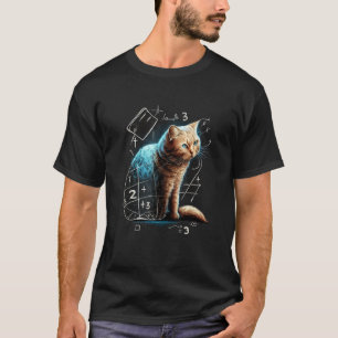 Camiseta Gato Adorador da Ciência da Sabedoria Sussura