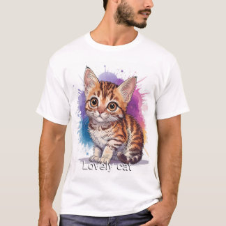 Camiseta Gato adorável