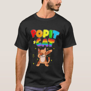 Camiseta Gato Adorável De Pet Cuja Gata É Pop Para Crianças