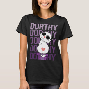 Camiseta Gato Adorável - Dorthy Nome