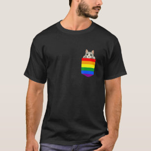 Camiseta Gato Adorável No Orgulho De Bolso