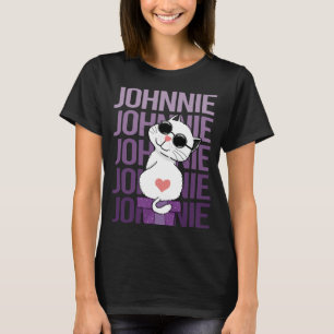 Camiseta Gato Adorável - Nome Johnnie