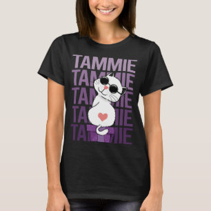 Camiseta Gato Adorável - Tammie Nome