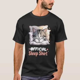 Camiseta Gato Adormecido Sono Oficial