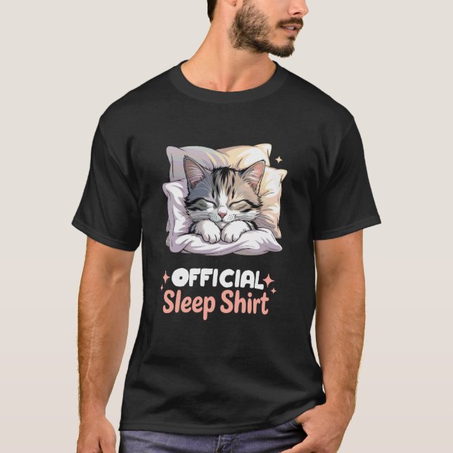 Camiseta Gato Adormecido Sono Oficial (Frente)
