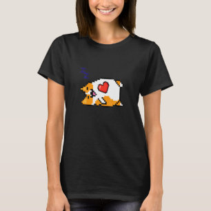 Camiseta Gato Adormecido Videogame 8 Bits Design Pixelado p