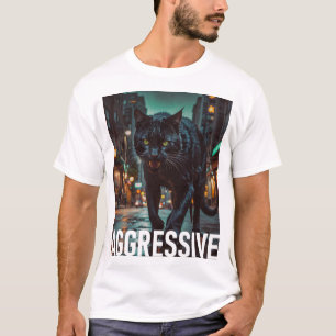Camiseta Gato Agressivo